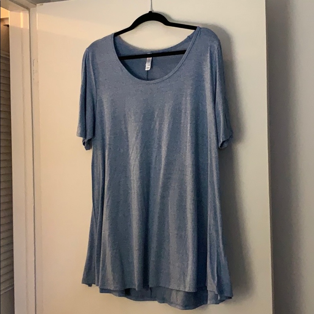 LuLaRoe Perfect Tee - Denim Blue